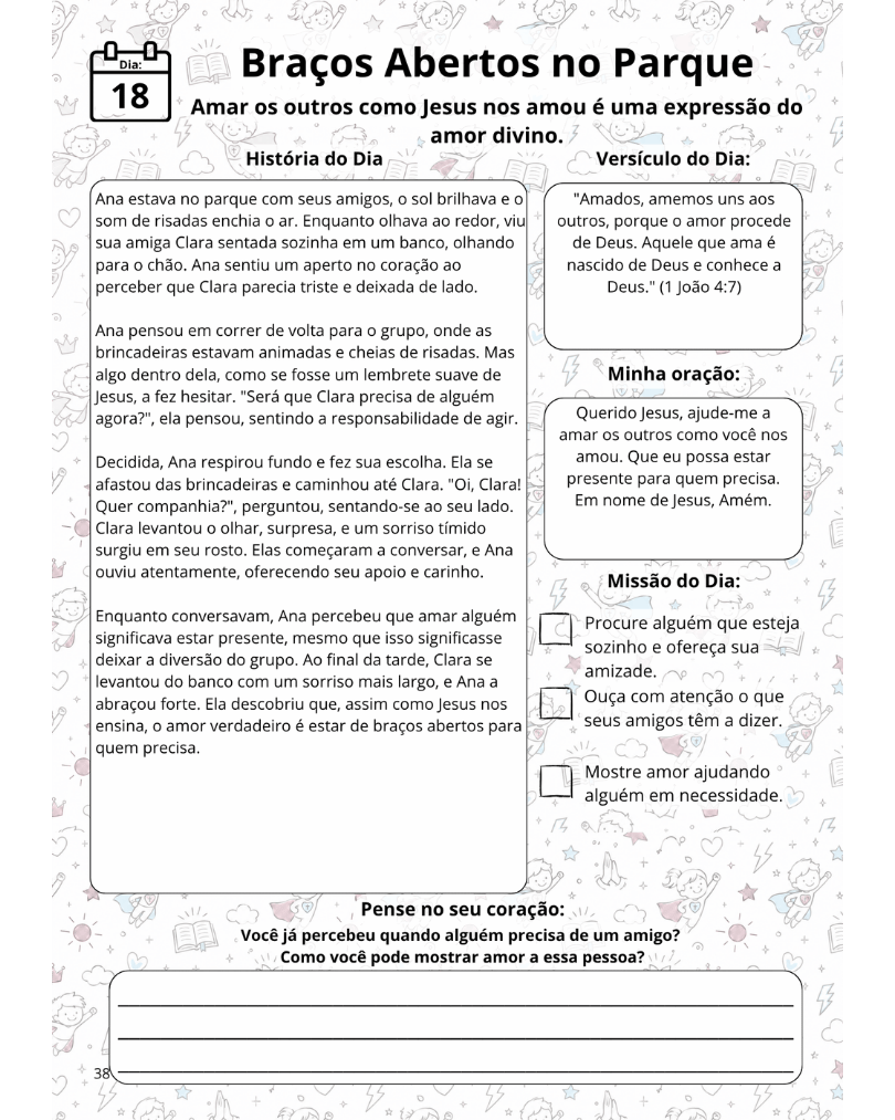 Dia 18 — Braços Abertos no Parque